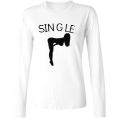 Ladies Relaxed Fit Basic Long Sleeve Tee