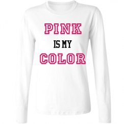 Ladies Relaxed Fit Basic Long Sleeve Tee