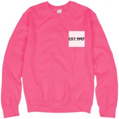 Unisex Neon Crewneck Sweatshirt