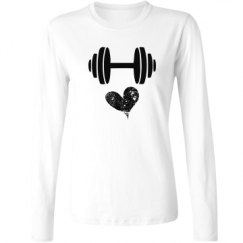 Ladies Relaxed Fit Basic Long Sleeve Tee