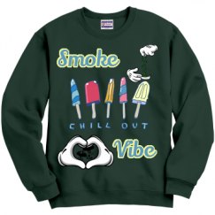 Unisex Film and Foil Crewneck Sweatshirt