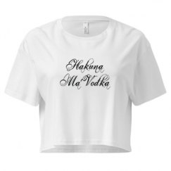 Ladies Festival Cali Crop Top Tee