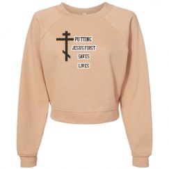 Women's Raglan Pullover Fleece