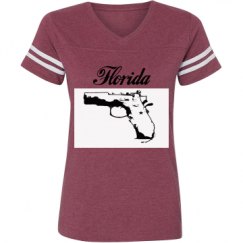 Ladies Relaxed Fit Vintage Sports Tee