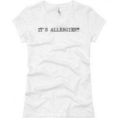 Ladies Slim Fit Basic Promo Jersey Tee