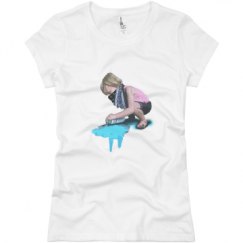 Ladies Slim Fit Basic Promo Jersey Tee