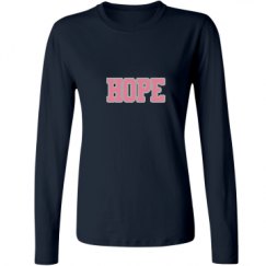 Ladies Relaxed Fit Basic Long Sleeve Tee