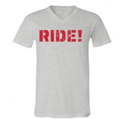 Unisex V-Neck Jersey Tee