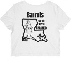 Ladies Slim Fit Crop Top Tee