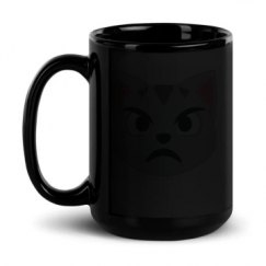 15oz Black Glossy Mug
