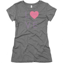 Ladies Slim Fit Super Soft Triblend Tee