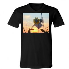 Unisex V-Neck Jersey Tee