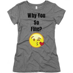 Ladies Slim Fit Super Soft Triblend Tee