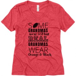 Ladies Relaxed Fit Super Soft Triblend V-Neck Tee