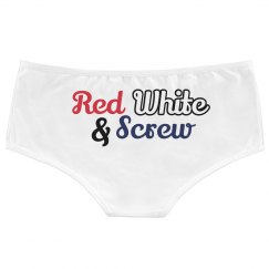Red, White, & Screw (Panties)