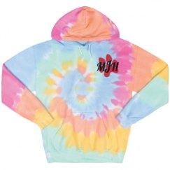 Unisex Tie-Dye Fleece Hoodie