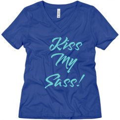 Ladies Relaxed Fit V-Neck Tee