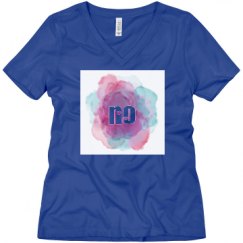 Ladies Relaxed Fit V-Neck Tee