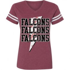 Ladies Relaxed Fit Vintage Sports Tee