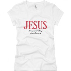 Ladies Slim Fit Basic Promo Jersey Tee