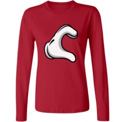 Ladies Relaxed Fit Basic Long Sleeve Tee