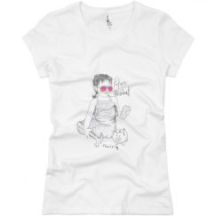 Ladies Slim Fit Basic Promo Jersey Tee