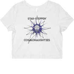 Ladies Slim Fit Crop Top Tee