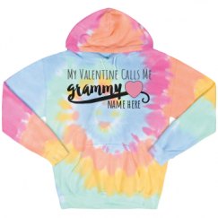 Unisex Tie-Dye Fleece Hoodie