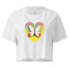 Ladies Festival Cali Crop Top Tee