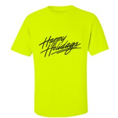 Unisex Ultra Cotton Safety Neon Crewneck Tee