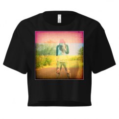 Ladies Festival Cali Crop Top Tee