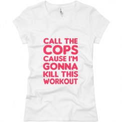 Ladies Slim Fit Basic Promo Jersey Tee