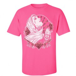 Unisex Ultra Cotton Safety Neon Crewneck Tee