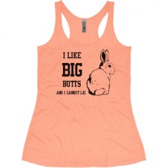 Ladies Slim Fit Super Soft Racerback Triblend Tank
