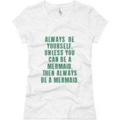 Ladies Slim Fit Basic Promo Jersey Tee