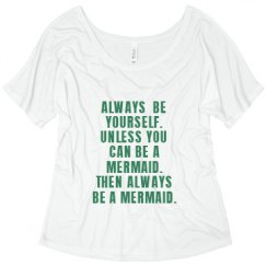 Ladies Flowy Slouchy Tee