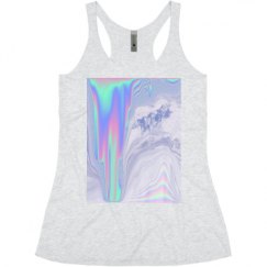 Ladies Slim Fit Super Soft Racerback Triblend Tank