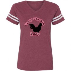 Ladies Relaxed Fit Vintage Sports Tee