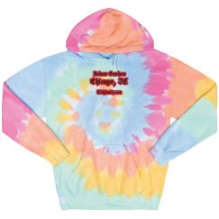 Unisex Tie-Dye Fleece Hoodie