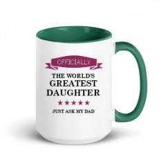 15oz Ceramic Mug with Color Inside