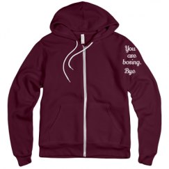 Unisex Fleece Full Zip Midweight Hoodie