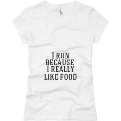 Ladies Slim Fit Basic Promo Jersey Tee