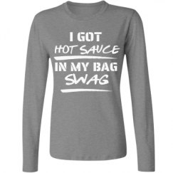 Ladies Relaxed Fit Basic Long Sleeve Tee