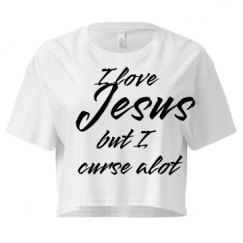 Ladies Festival Cali Crop Top Tee