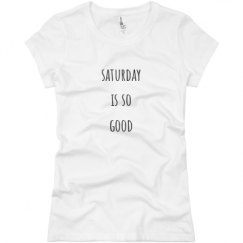 Ladies Slim Fit Basic Promo Jersey Tee