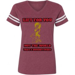Ladies Relaxed Fit Vintage Sports Tee