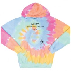 Unisex Tie-Dye Fleece Hoodie