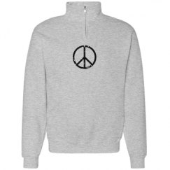 Unisex Cadet Collar Sweatshirt