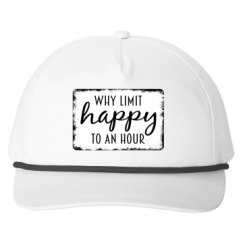 Snapback Five-Panel Rope Hat