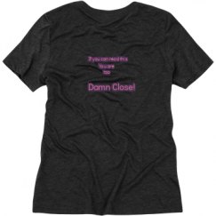 Ladies Relaxed Fit Super Soft Triblend V-Neck Tee